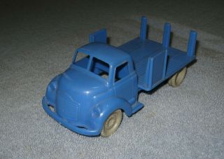 Marx Blue,  Plastic Stake Truck For Freight Terminal Set.