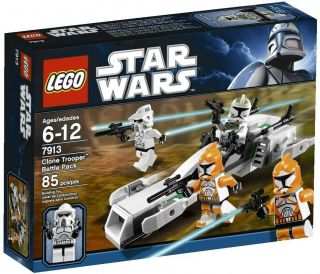 Lego Star Wars Clone Trooper Battle Pack (7913) - 100 Complete (no Box)