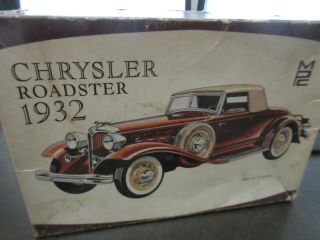 Mpc 204 - 280 1/25th Scale 1932 Chrysler Roadster (1973) Notes