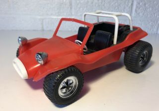 Vintage Gay Toys Red Plastic 8” Dune Buggy 1970’s
