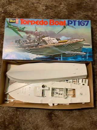 Rare Vintage Revell Us Navy Torpedo Boat Pt167