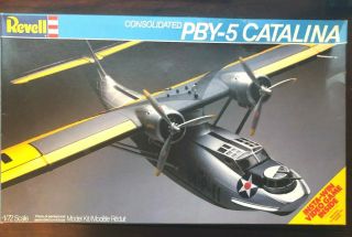 Vintage Revell Consolidated Pby - 5 Catalina 1:72 Scale Model Kit 4522