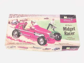 1/24 Monogram Midget Racer Race Car Plastic Model Kit Pc1 - 98 Parts