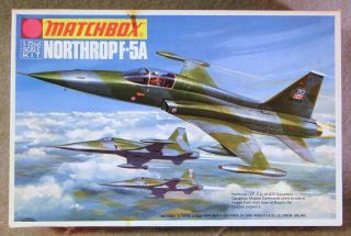 Matchbox 1/72 Northrop F - 5a Vintage Plastic Model Kit