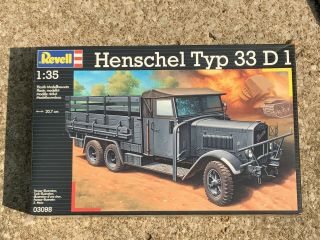 1/35 Revell Henschel Typ 33 D1 Cargo Truck German