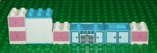 Lego - Duplo Utensil - Kitchen W/ Sink,  Stove,  Refrigerator & Cupboards