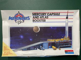 Young Astronauts Mercury Capsule And Atlas Booster Model Kit,  1:110,  Never Built