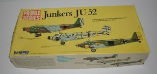 Mpc Profile Series 1/72 Junkers Ju 52 Model Kit 2 - 2206 - Parts