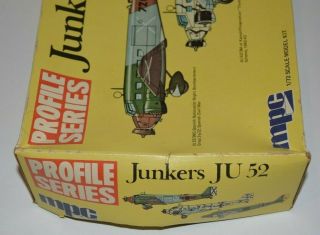 MPC Profile Series 1/72 Junkers JU 52 Model Kit 2 - 2206 - Parts 2