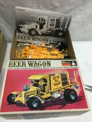 Monogram Tom Daniel Beer Wagon 1/24 Scale Model Kit Parts May Be Missing