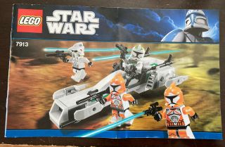 Lego Star Wars 7913 Clonetrooper Battle Pack Complete W Instructions Minifigures
