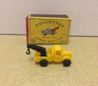 Vintage Marx Linemar Elegant Miniatures Wrecker Tow Truck 1960s