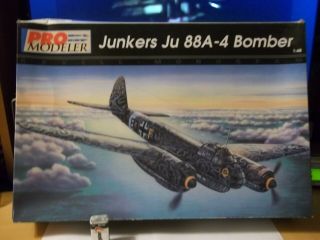 Inside 1/48 " Junkers Ju 88a - 4 " Ww2 German Bomber Pro Modeler Series
