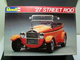 Revell 1/25 Scale 1927 Street Rod Model 7238 Box Opened 1982 Year