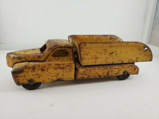 Vintage Buddy L Shell Delivery Truck Pressed Steel Toy 1940s Parts/restoration