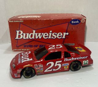 Action Nascar Ricky Craven 25 Budweiser 1997 Monte Carlo Bank 1:24 Autographed