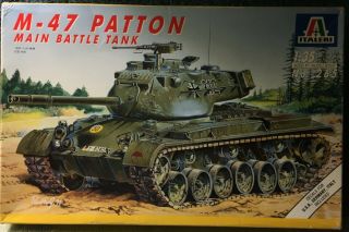 Italeri M - 47 Patton Main Battle Tank 1/35 Scale Model 265