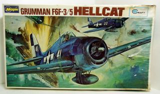 Hasegawa 1/32 Scale Grumman F6f - 3/5 Hellcat Aircraft Kit