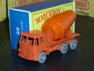 Matchbox Lesney Foden Cement Lorry 26 B2 36gpw No Trim Sc13 Vnm & Crafted Box