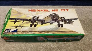 Vintage Mpc Heinkel He 177 Plastic Model 1/72 Scale Boxed