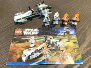 Lego Star Wars 7913 Clone Trooper Battle Pack 100 Complete W/instructions