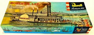 Vintage Revell Robert E Lee Mississippi Steamboat Kit H - 328 - 198 Usa 1956