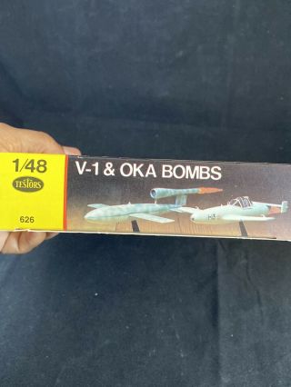 Testors WWII German V - 1 Jet Bomb & Japanese OKA Rocket Bomb Model Kit 1/48 P3 2