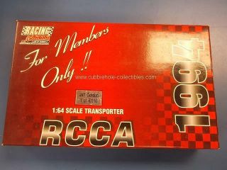 1994 Rcca Members Only 24 Jeff Gordon Dupont 1:64 Transporter Big Rig Semi