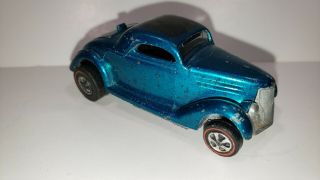 1969 Hot Wheels Red Line,  Blue,  Classic 36 Ford Coupe.