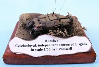 Humber Mk Ii,  Czechoslovak Independent Armour,  Scale 1/72,  Hand - Made Plastic Model