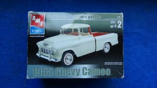 Amt 1955 Chevy Cameo Pickup 1:25 Scale Open All Parts Except One.