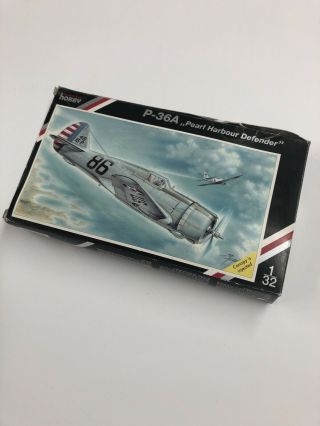 Hobby Special 1/32 Scale P - 36a Pearl Harbor Defender Airplane Model Kit