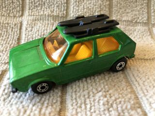 Matchbox Superfast No.  7 Green Vw Golf 1976 Lesney Products Made In England