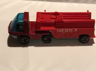 Hotwheels Redline Rare Enamel Red Heavyweights Fire Engine Truck