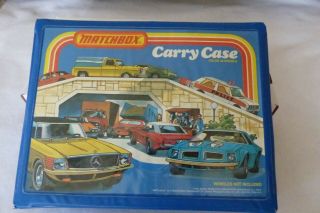 1978 Vintage Lesney Matchbox Carry Case - Holds 48 Models - Good Cond - No Cars