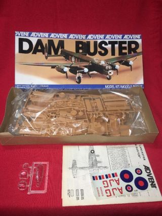 Advent Dam Buster Model Plane Kit Parts Bag Complete Minor Box Damage