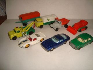 Assorted Matchbox Diecast Toy Cars,  Trucks & Construction Equipment