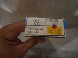 Circus Craft Ho Scale 72 FT.  Circus Stock Car CW - 162 Dom ship/ins 170033 3