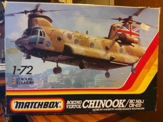 Matchbox 1:72 Boeing Vertol Chinook Hc Mk.  1/ch - 47d Kit 40413