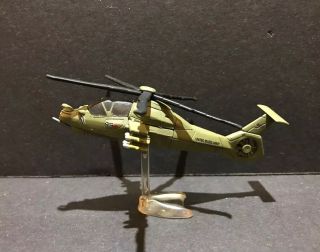 Furuta Choco Q 1/144 Usa Rah - 66 Comanche Army Helicopter Mini Pvc Figure Model