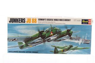 Revell Junkers Ju 88 1/72 Scale Model Kit H - 113:130