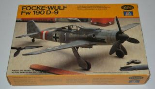 Testors Italeri Focke - Wulf Fw 190 D - 9 1/72 Model Kit 873 - Parts