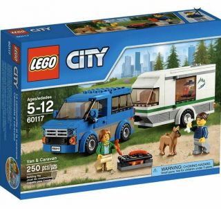 Nisb Lego City 60117 Great Vehicles Van And Caravan Camping Priority Mail