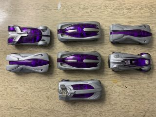 Hot Wheels Acceleracers 7 Silencerz Lot; Anthracite,  Metalloid,  And More 3