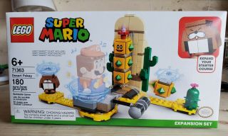 Lego Mario 71363 Desert Pokey Monty Mole Expansion Set Fast Ship Mib