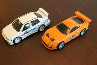 Hotwheels - Fast & Furious - Volkswagen Jetta Mk3 & Toyota Supra - Loose