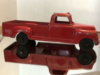 Vintage Pressed Steel Toys - Structo Truck Red Step Side