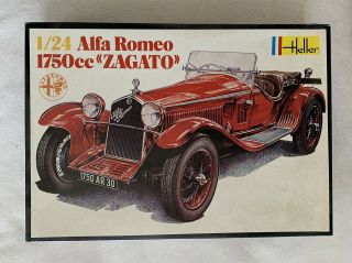 Heller 1/24 Scale Alfa Romeo 1750cc Zagato 715 Complete