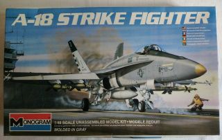 A - 18 Strike Fighter Monogram Maquette 1/48 Ref 5807