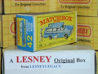 Matchbox Lesney 42b Studebaker Lark Wagonaire Type E4 Empty Box Only